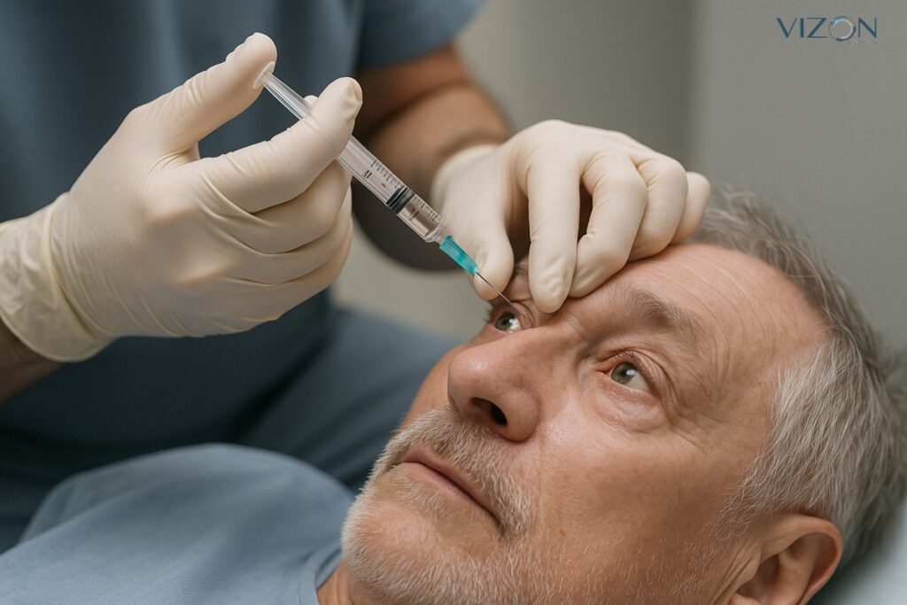 Injeções intraoculares